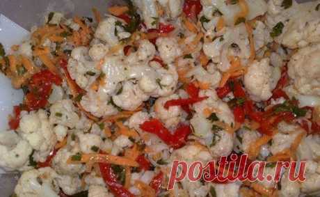 Цветная капуста «по-корейски». Обалденно вкусно