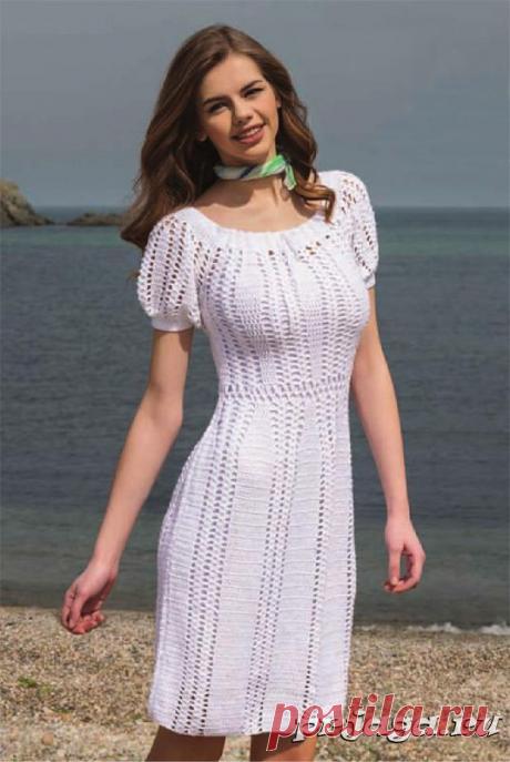 Вязание крючком платья со схемами
