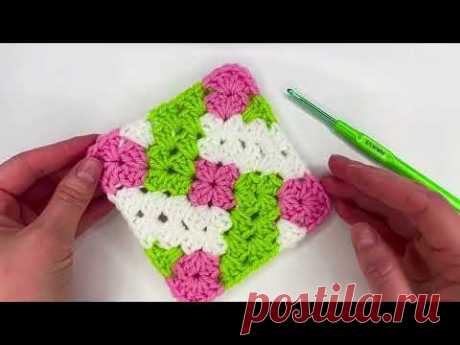 NEW granny square - Step by Step instructions