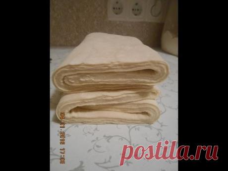 Слоеное дрожжевое тесто