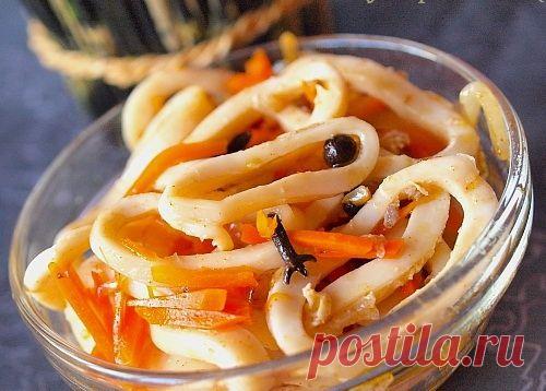 Маринованные кальмары | Домашний Ресторан