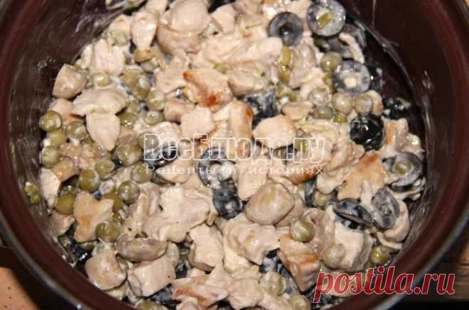 Слегка пикантный  быстрого приготовления из куриной грудки, рецепт с фото | Все Блюда