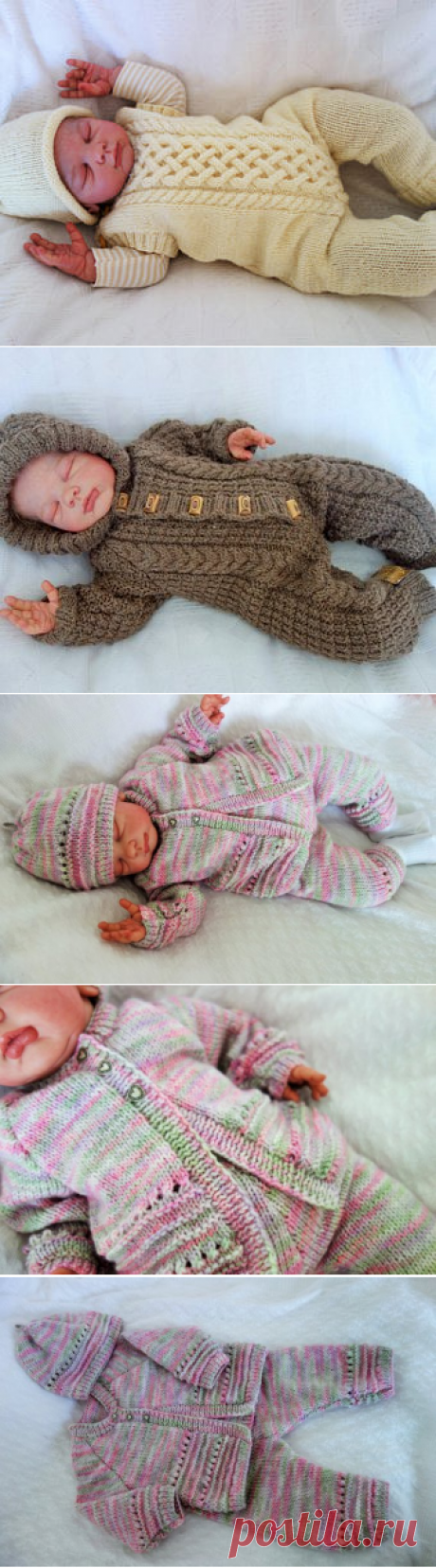 Hand knitted baby cardigan/sweater leggings and hat in | Etsy