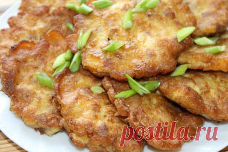 Мясные оладушки