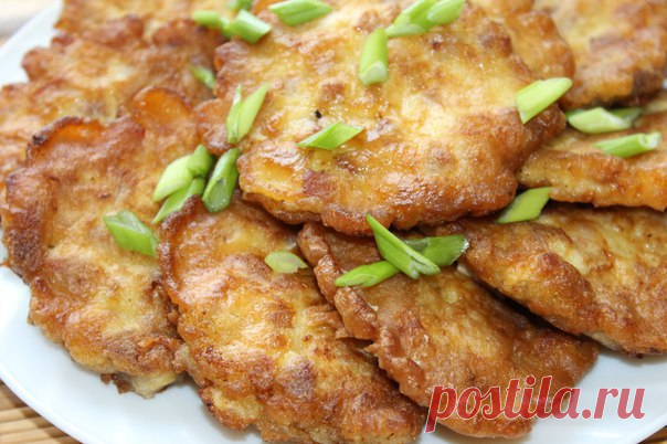 Мясные оладушки
