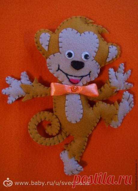 Шьем веселую обезьянку из фетра.МК. Идеи Новогодних подарков - на бэби.ру