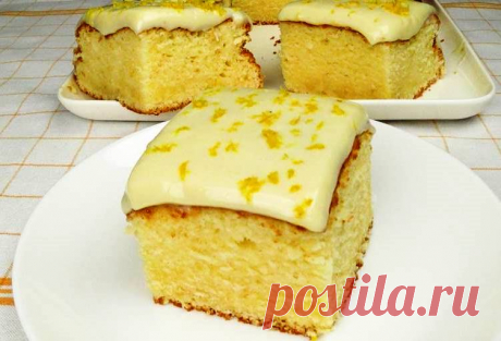 Лимонный пирог! Простой рецепт очень вкусного и ароматного пирога