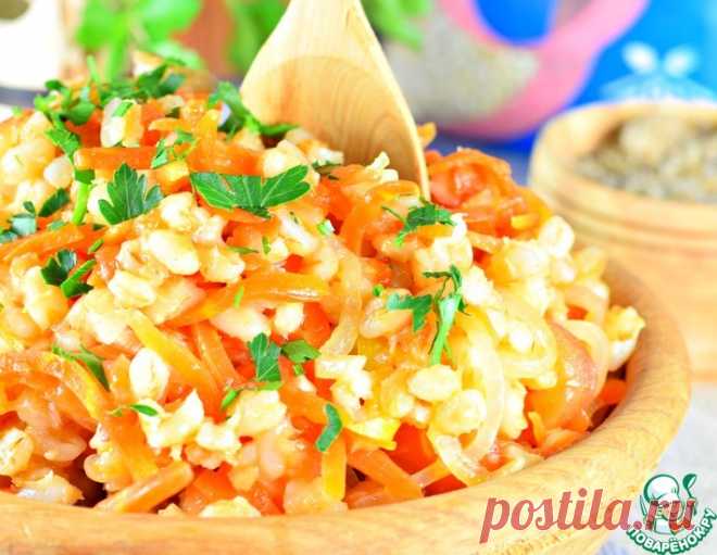 Перловка с овощами в рукаве – кулинарный рецепт