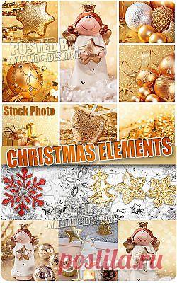 Новогодние украшения - Растровый клипарт » RandL.ru - Все о графике, photoshop и дизайне. Скачать бесплатно photoshop, фото, картинки, обои, рисунки, иконки, клипарты, шаблоны.