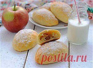 пирожки с яблоками из творожного теста рецепт | Радуга