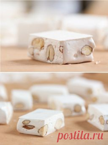 Медовая нуга с миндалем