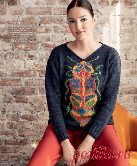 Vogue Knitting. Яркое продолжение журнала + мастер-класс эффектного узора спицами. | Asha. Вязание и дизайн.🌶 | Яндекс Дзен