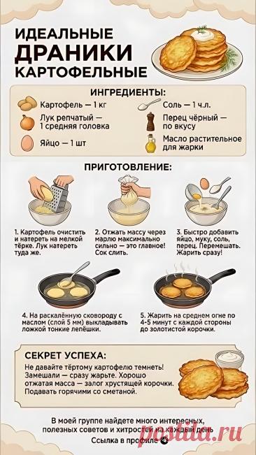 Идеальные картофельные драники