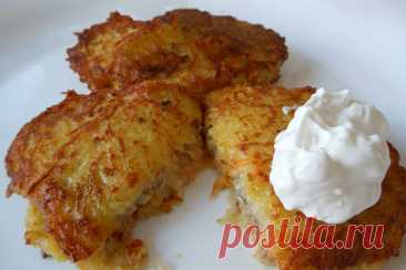 Драники с начинкой (колдуны)