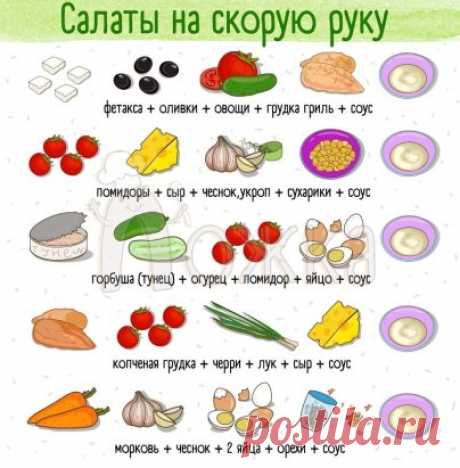 #полезное  #пригодится  #салаты