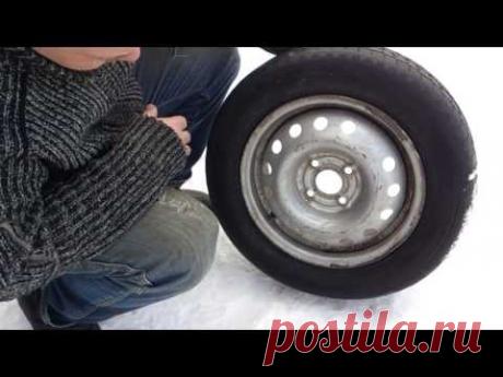 Качаем безкамерку без насоса за 5 секунд.