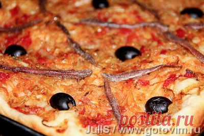 Писсаладьер (французский луковый пирог). Фото-рецепт / Готовим.РУ