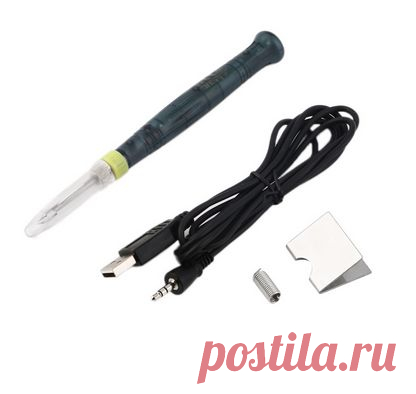 Портативный USB паяльник с сенсорным включением 5 В 8 Вт за 327 руб. Ссылка на продавца : http://ali.pub/hrd3n