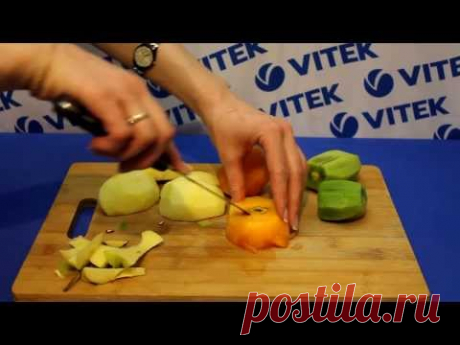 Рецепт приготовления фруктового салата с взбитыми сливками в блендере VITEK VT-3401 BK