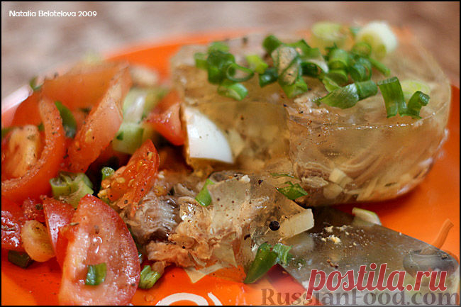 Рецепт: Заливное с курицей и индейкой на RussianFood.com