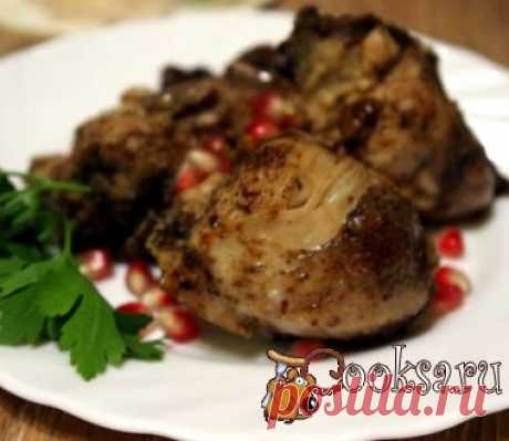 Куриная грудка с чесноком и гранатом в микроволновке фото рецепт приготовления