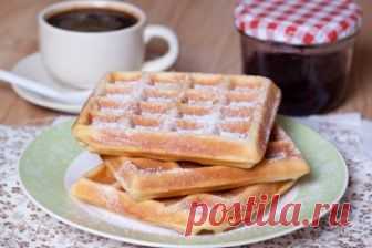 Рецепт венских вафель в вафельнице / Меню недели