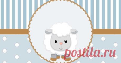 Ovejita Bebé en Celeste: Etiquetas para Candy Bar e Invitaciones para Imprimir Gratis. Lindas Etiquetas para Candy Bar e Invitaciones para Imprimir Gratis Para tu Fiesta de Ovejita Bebé en Celeste. L as puedes...