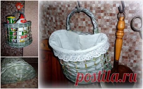 Изумительный handmade: Корзинка-половинка | Изюминки