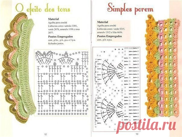 Обвязка крючком: схемы — DIYIdeas