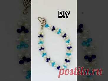 Beads bracelet DIY. 10 min bracelet with beads #shorts