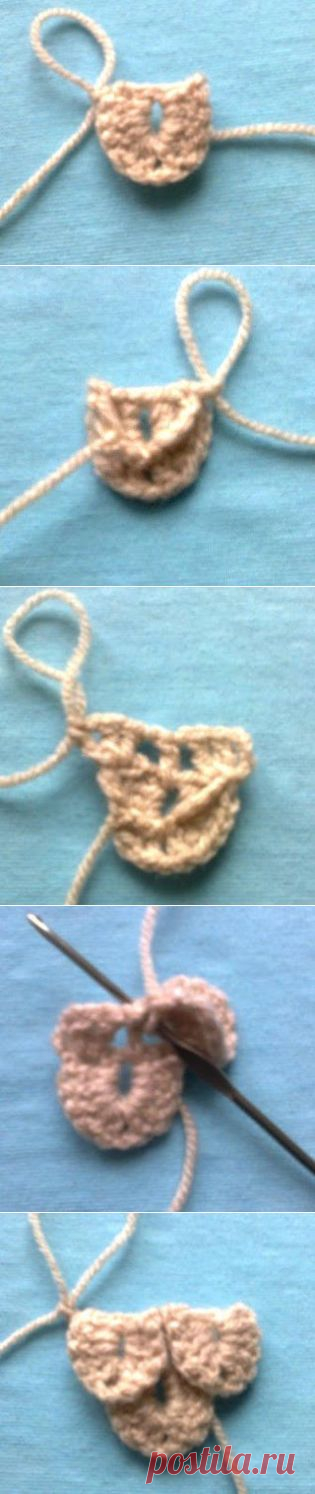 Irish crochet &: Комнатные тапочки "Чешуя"