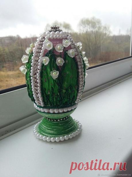 Интерьерное яйцо: ЛАНДЫШИ – купить на Ярмарке Мастеров – O9CXERU | Яйца, Петушки