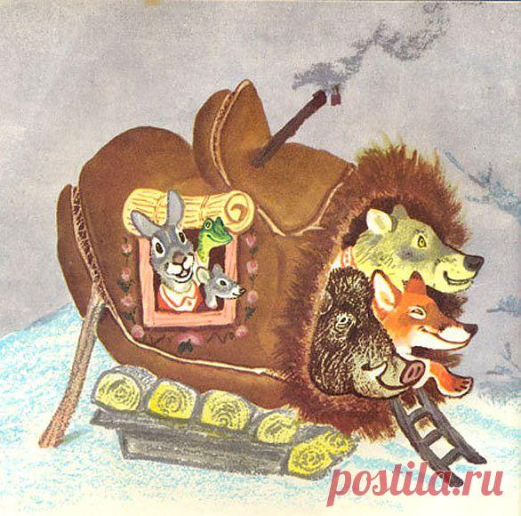 Сценарий для постановки украинской народной сказки "Рукавичка" в кукольном театре.