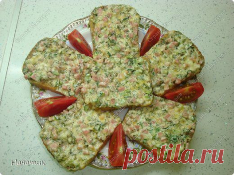 Бутерброды с огурчиками из микроволновки.