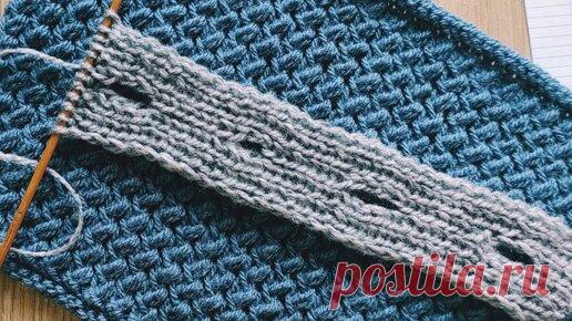 КАК СДЕЛАТЬ ВЕРТИКАЛЬНУЮ ПЕТЛЮ ДЛЯ ПУГОВИЦЫ БЕЗ ОТРЫВА НИТИ. петля для пуговицы спицами. | ШКОЛА РУКОДЕЛИЯ | Дзен