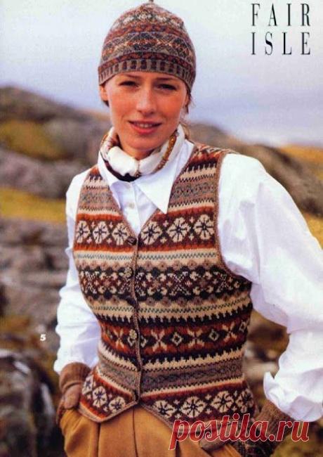 Подробно о технике вязания Fair Isle