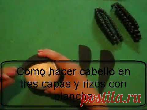 Кукла с кудряшками из Фоамирана (Фом Эва).