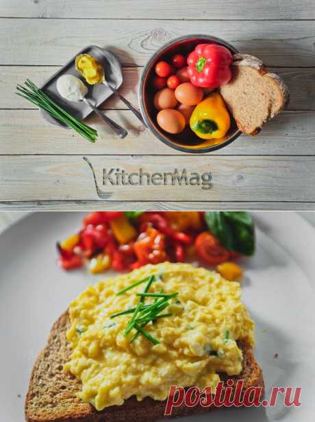 Нежный омлет на хлебе по рецепту Гордона Рамзи - KitchenMag.ru
