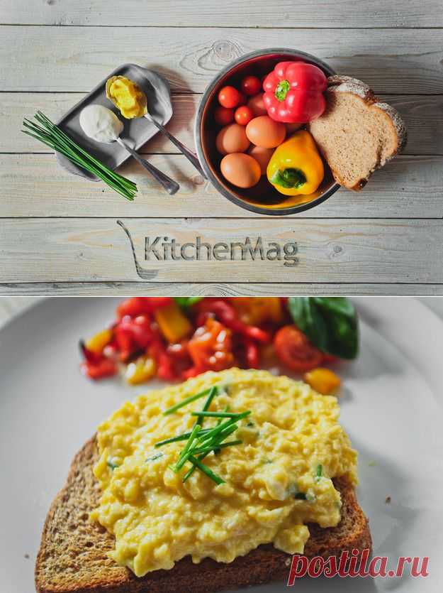 Нежный омлет на хлебе по рецепту Гордона Рамзи - KitchenMag.ru