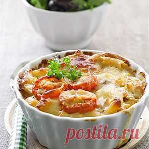 Макароны, запеченные с помидорами, под сыром рецепт – итальянская кухня: основные блюда. &#171;Афиша-Еда&#187;