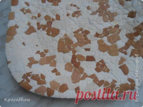 Тарелочка.Яичный кракелюр. | Страна Мастеров