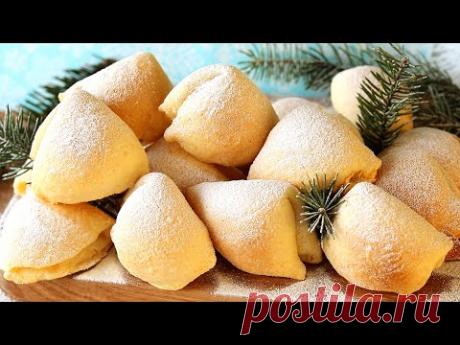 "СНЕЖНЫЕ СУГРОБЫ"⛄- УДИВИТЕЛЬНОЕ Печенье к Новогодним Праздникам! ТАЕТ ВО Рту! Выпечка к ЧАЮ