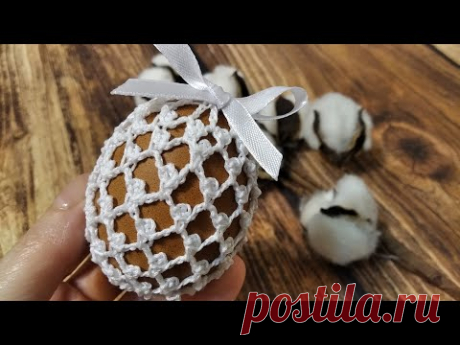 ЧЕХОЛ ДЛЯ ПАСХАЛЬНОГО ЯЙЦА крючком / EASTER EGG Crochet CASE