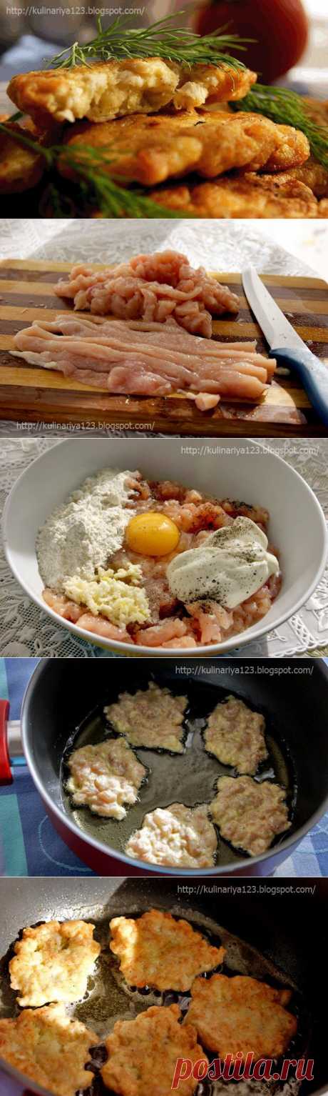Куриные &quot;растрепки&quot; - нежно,сочно,очень вкусно.