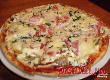 Пицца с колбасой в мультиварке - пошаговый кулинарный рецепт с фото на Повар.ру