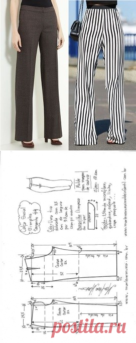 Calça social simples | DIY - molde, corte e costura - Marlene Mukai