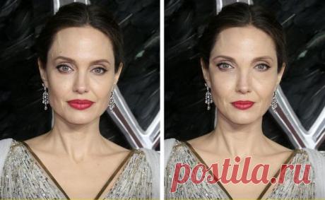 Как выглядела бы Анджелина Джоли с идеальными пропорциями лица: фото актрисы и ее коллег