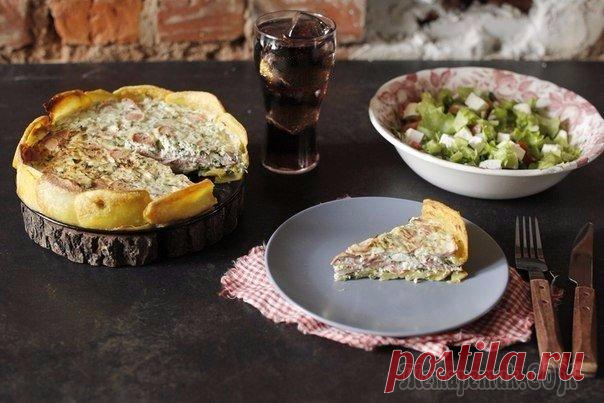 Картофельный пирог с сыром