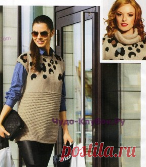 101 Туника и шарф-петля | ЧУДО-КЛУБОК.РУ
