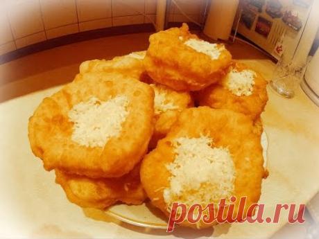 Лангош.Lángos-венгерская лепешка с начинкой Просто и Вкусно!